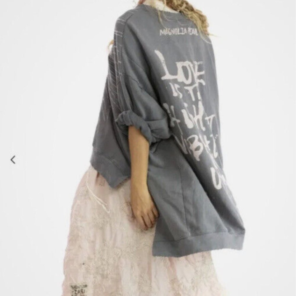 Spread Love Hi-Lo Francis Cat Sweatshirt